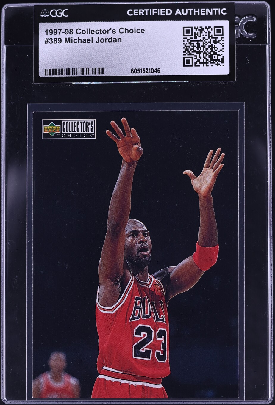1997 Collector's Choice Michael Jordan #389 CGC AUTH