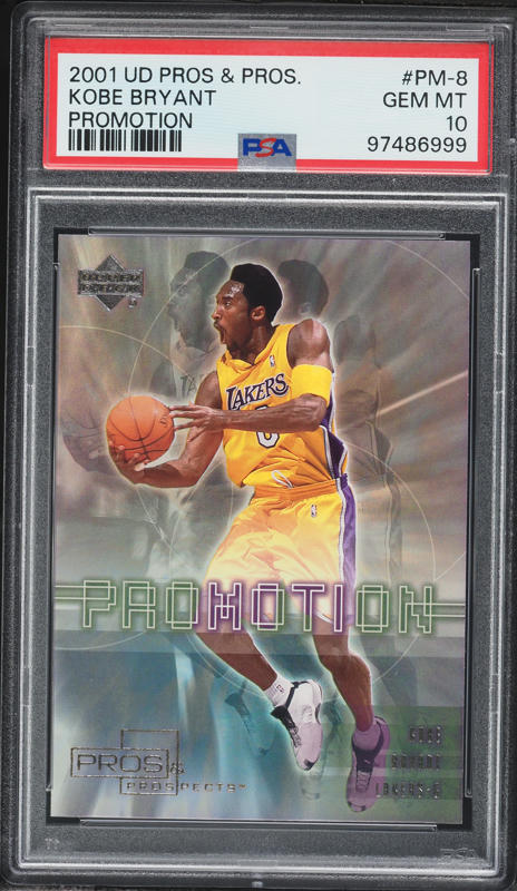 2001 Topps Chrome Black Refractor Kobe Bryant /50 #50 PSA 9 MINT