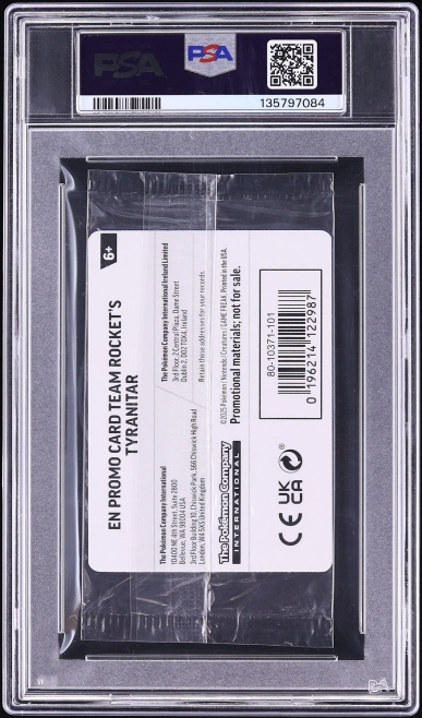 2025 Pokemon SV Promo Destined Rivals Center Exclusive Team Rocket's Tyranitar #96 PSA 9 MINT