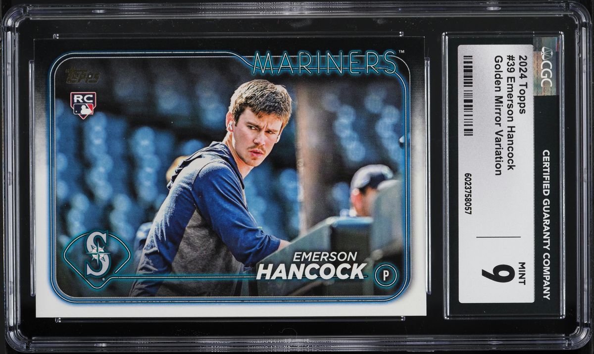 2024 Topps Golden Mirror Variation Emerson Hancock ROOKIE #39 CGC 9 MINT