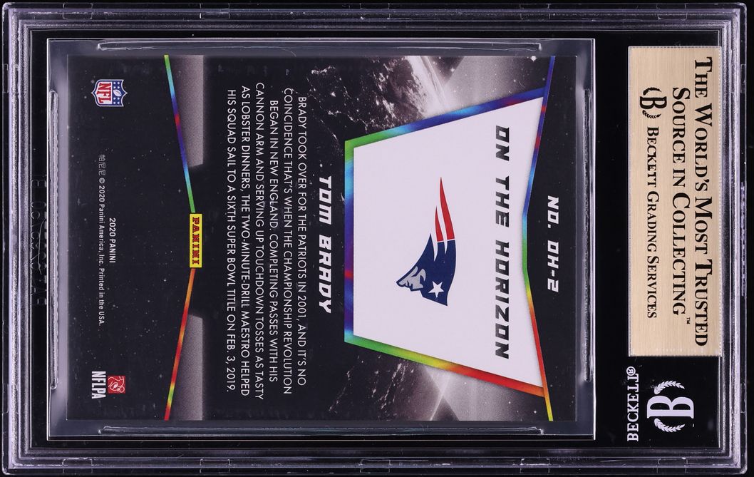 2020 Panini On The Horizon Tom Brady #OH-2 BGS 9.5 GEM MINT - Photo 2