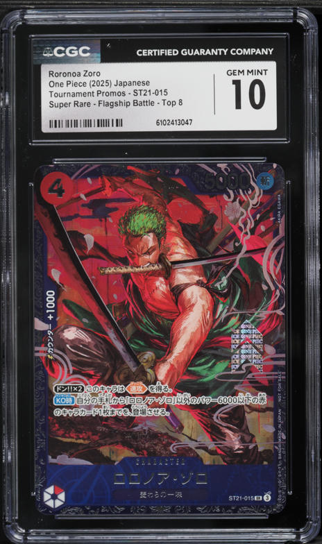 One Piece Card Roronoa Zoro ST01 - 013 Chinese New Year - PSA 10 GEM MT - Foto 12