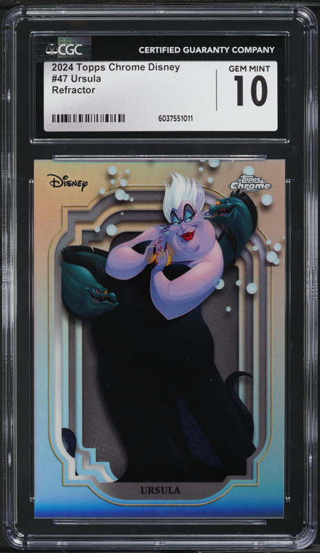 2024 Topps Chrome Disney Refractor Mr. Incredible #95 PSA 9