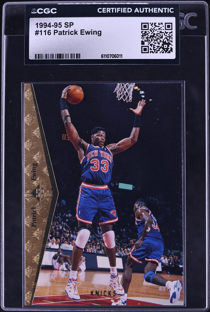 1994 SP Basketball Patrick Ewing #116 CGC AUTH on Fanatics Collect