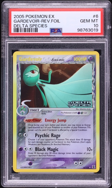 2005 Pokemon EX Delta Species Reverse Holo Gardevoir #6 PSA 10 GEM MINT