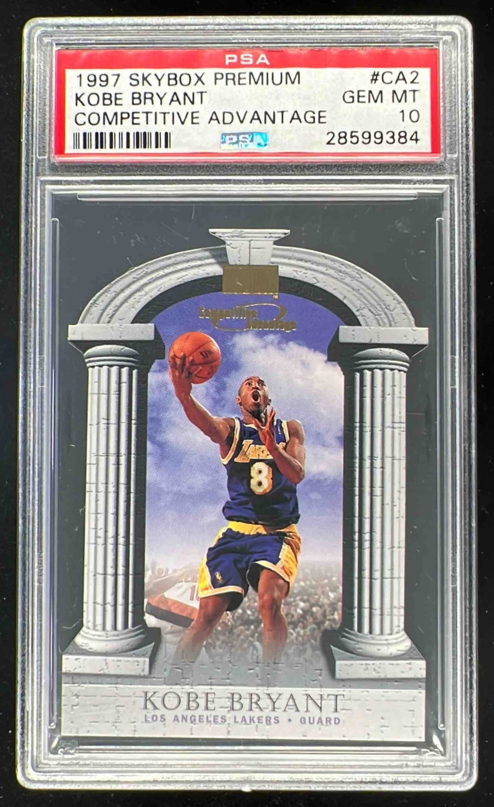 1997 Skybox Premium Golden Touch Die-Cut Kobe Bryant #GT3 BGS 7.5