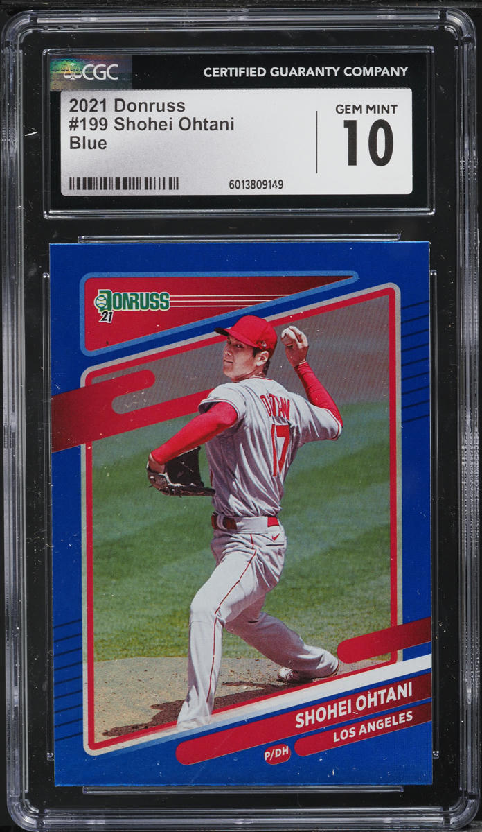 2021 Donruss Blue Shohei Ohtani #199 CGC 10 GEM MINT