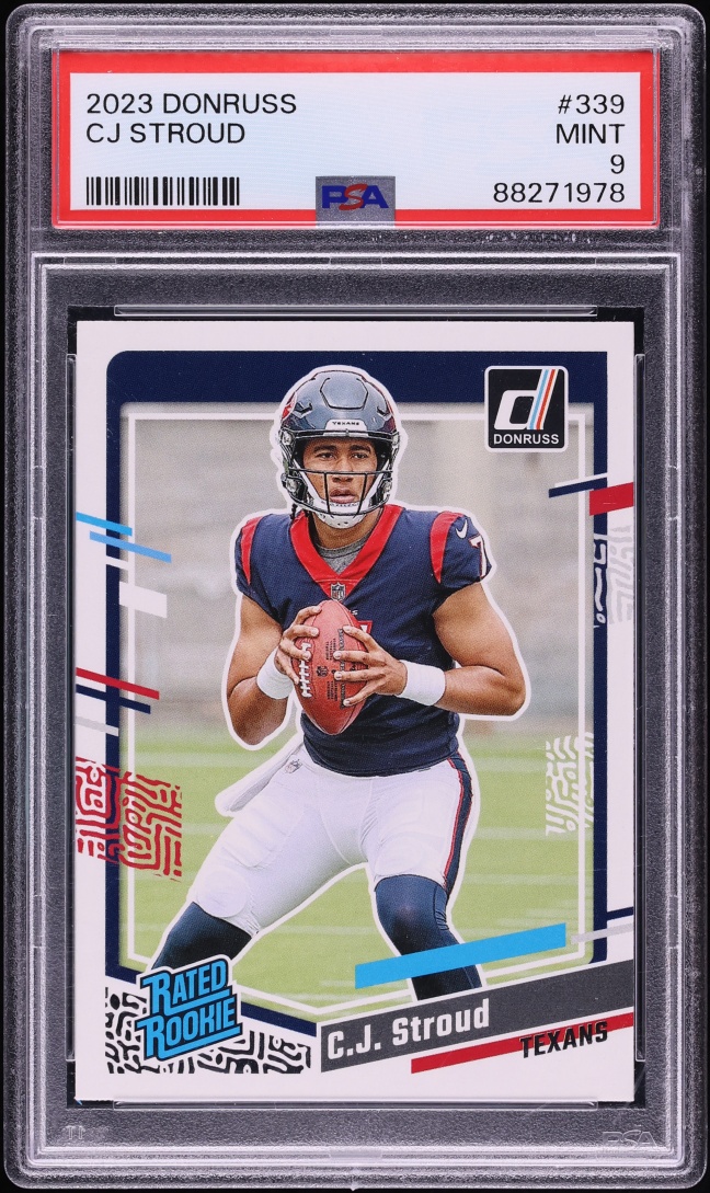 2023 Donruss Football C.J. Stroud ROOKIE #339 PSA 9 MINT