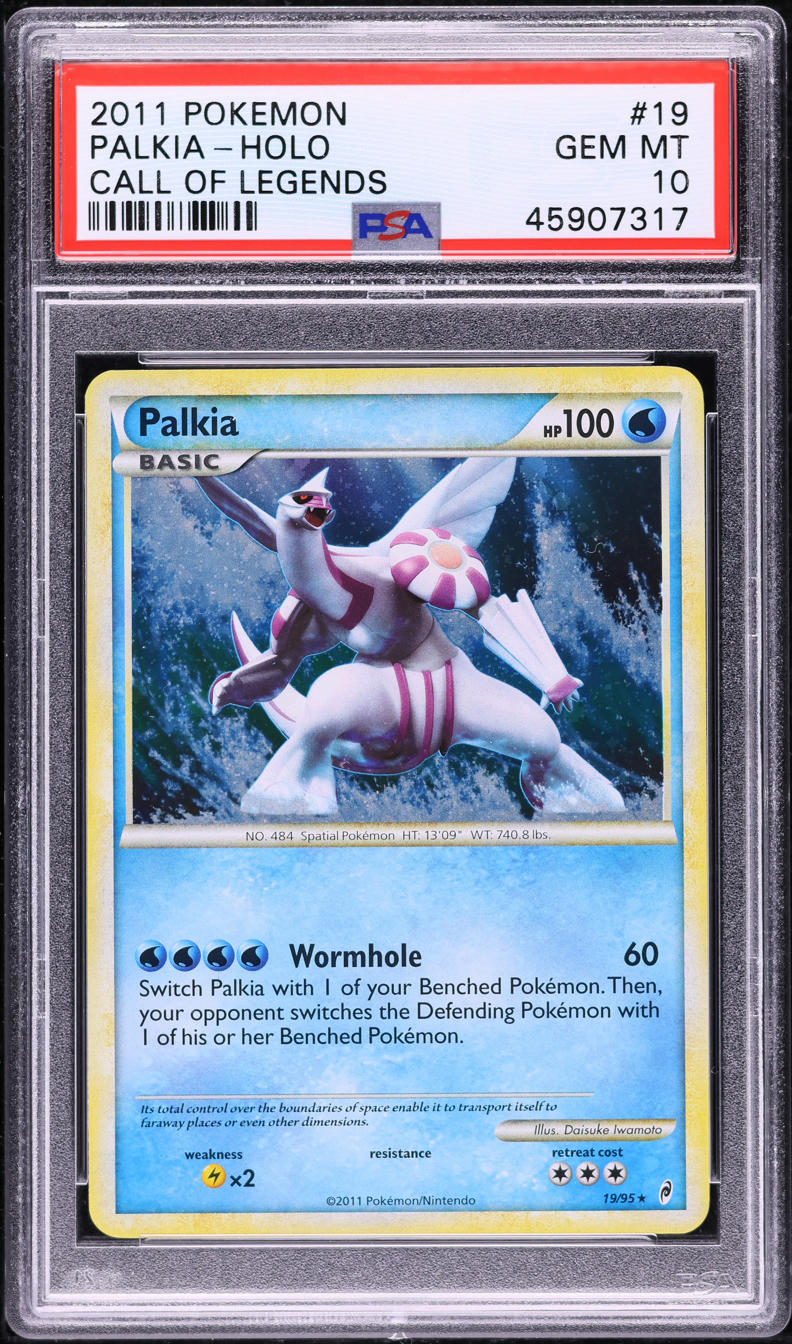 2011 Pokemon Call Of Legends Holo Palkia #19 PSA 10 GEM MINT