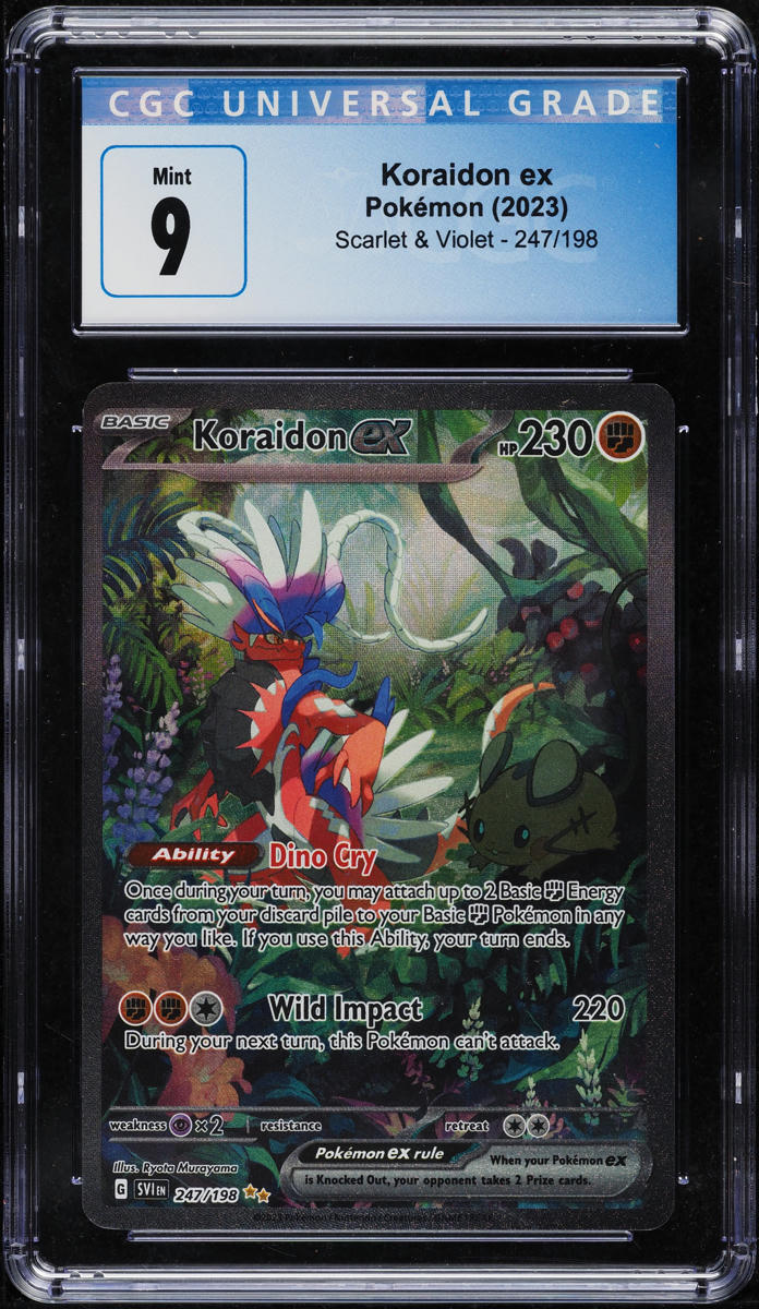2023 Pokemon Scarlet & Violet Special Illustration Rare Koraidon ex #247 CGC 9