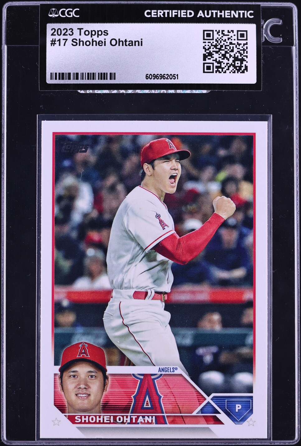 2023 Topps Shohei Ohtani #17 CGC AUTH