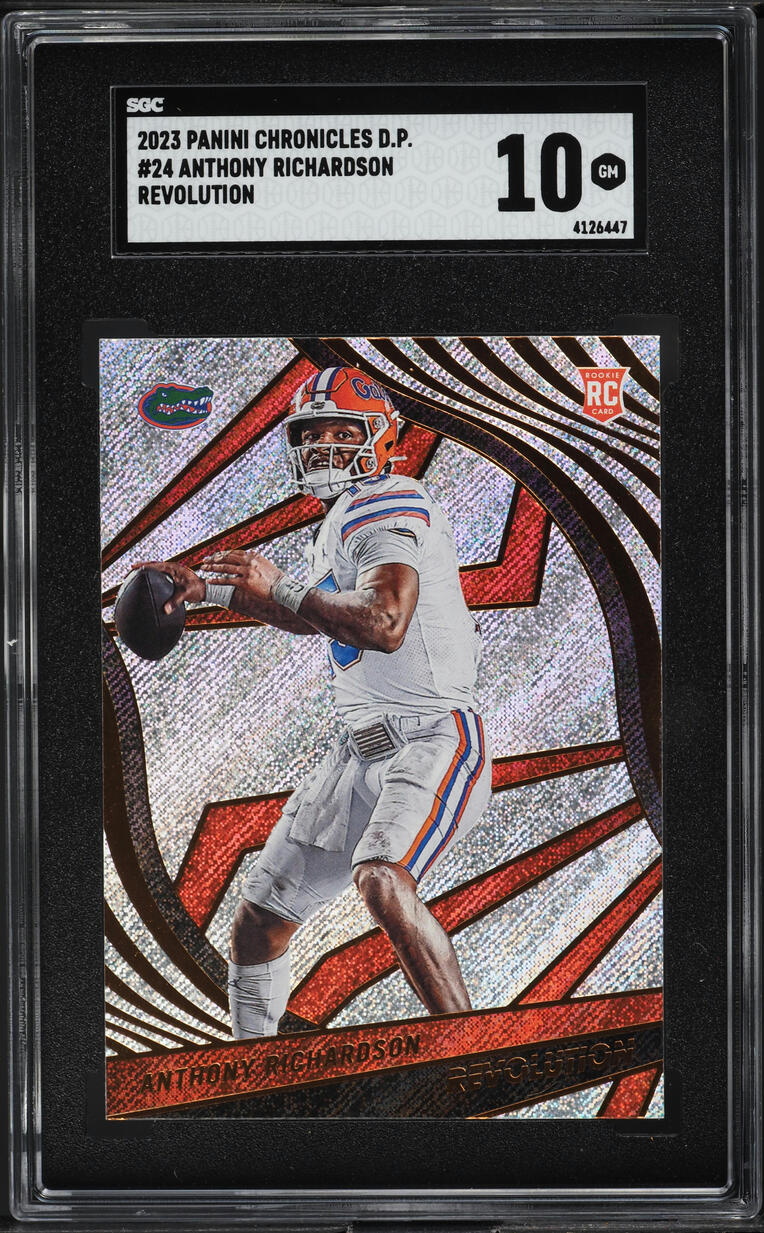 2023 Panini Chronicles Draft Picks Revolution Anthony Richardson ROOKIE SGC 10