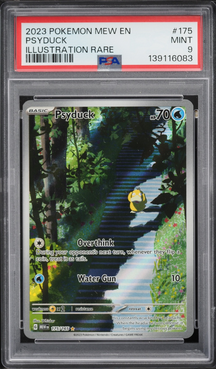 2023 Pokemon Scarlet & Violet 151 IR Psyduck #175 PSA 9 MINT