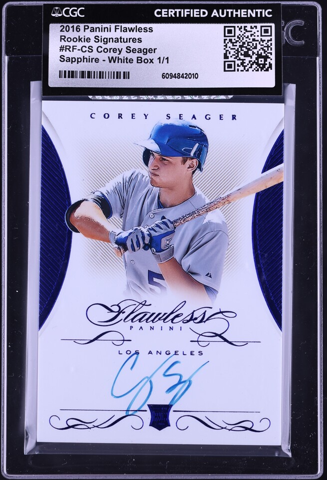 2024 Topps Transcendent Corey Seager #8 BGS 9.5 GEM MINT on