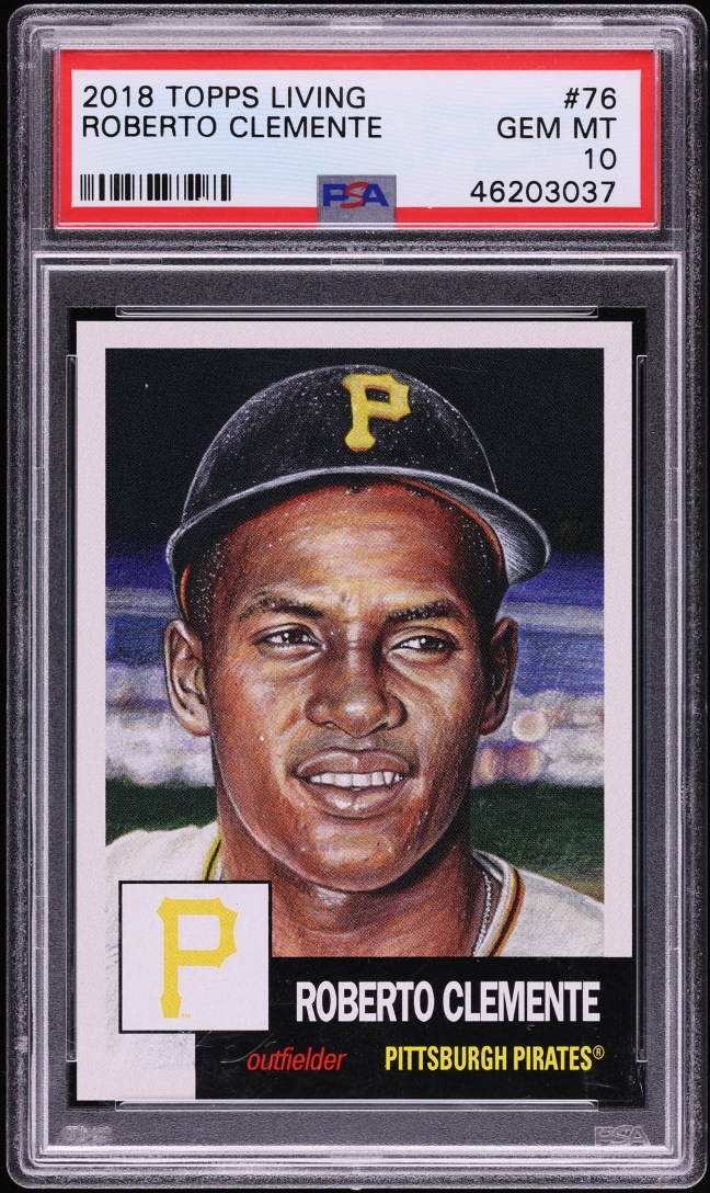 2018 Topps Living Roberto Clemente #76 PSA 10 GEM MINT
