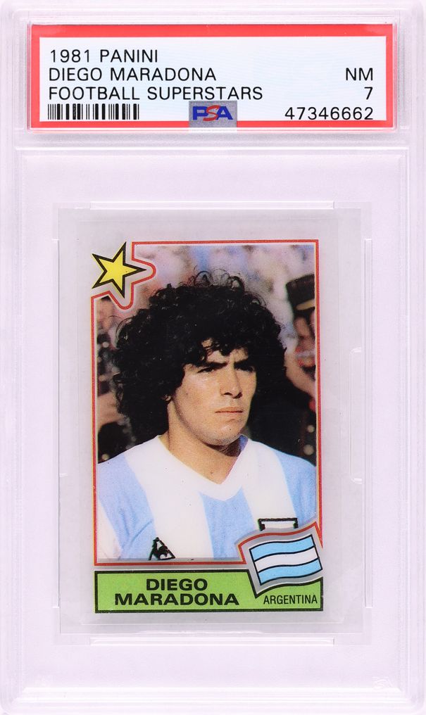Carte De Collection PSA 10 - Diego Maradona - Topps 2024-25 Équipe D'Argentine #35 - État Parfait (Pop 2)