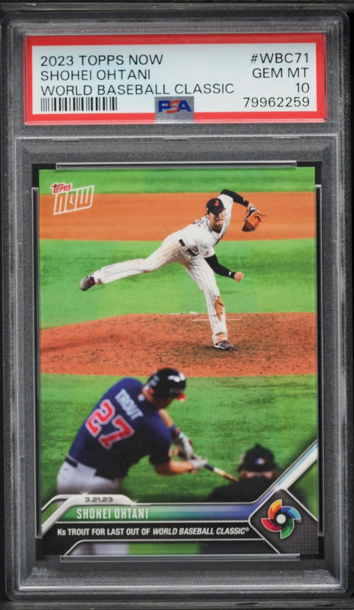 2023 Topps Now World Baseball Classic Shohei Ohtani #WBC-71 PSA 10 GEM MINT