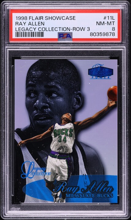 1998 Flair Showcase Legacy Collection Row 1 Kevin Garnett 99