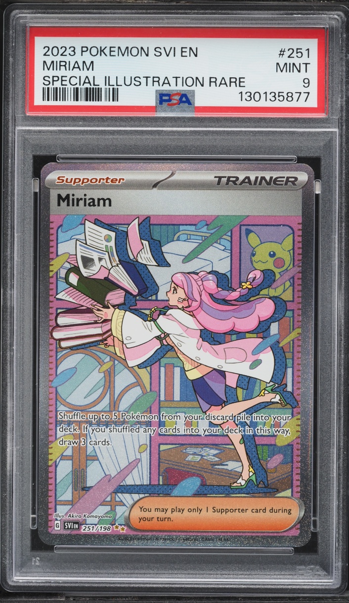 2023 Pokemon Scarlet & Violet SIR Miriam #251 PSA 9 MINT