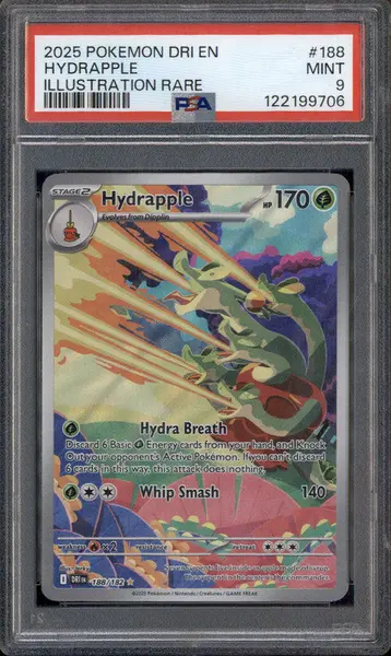2025 Pokemon SV Destined Rivals - DRI EN #188/182 Hydrapple PSA 9