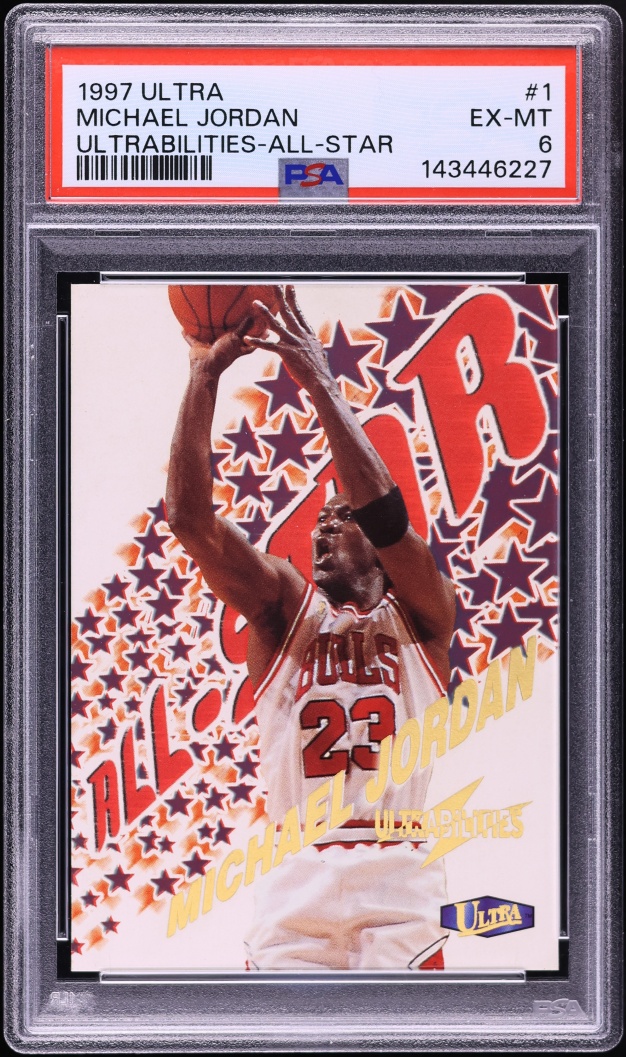 1997 Ultra Ultrabilities All-Star Michael Jordan #1 PSA 6 EXMT