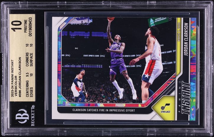 2023 Panini Instant Versicolor Jordan Clarkson /5 #396 BGS 10 PRISTINE