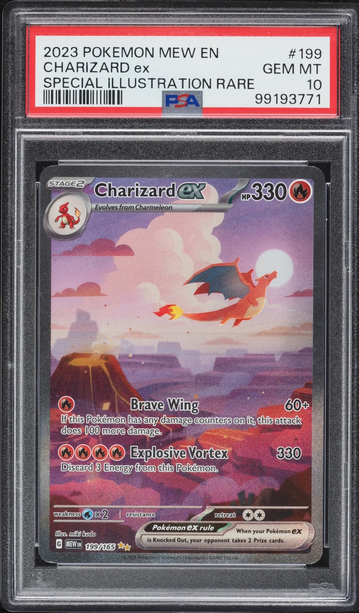 2023 Pokemon Scarlet & Violet 151 SIR Charizard ex #199 PSA 10 GEM MINT