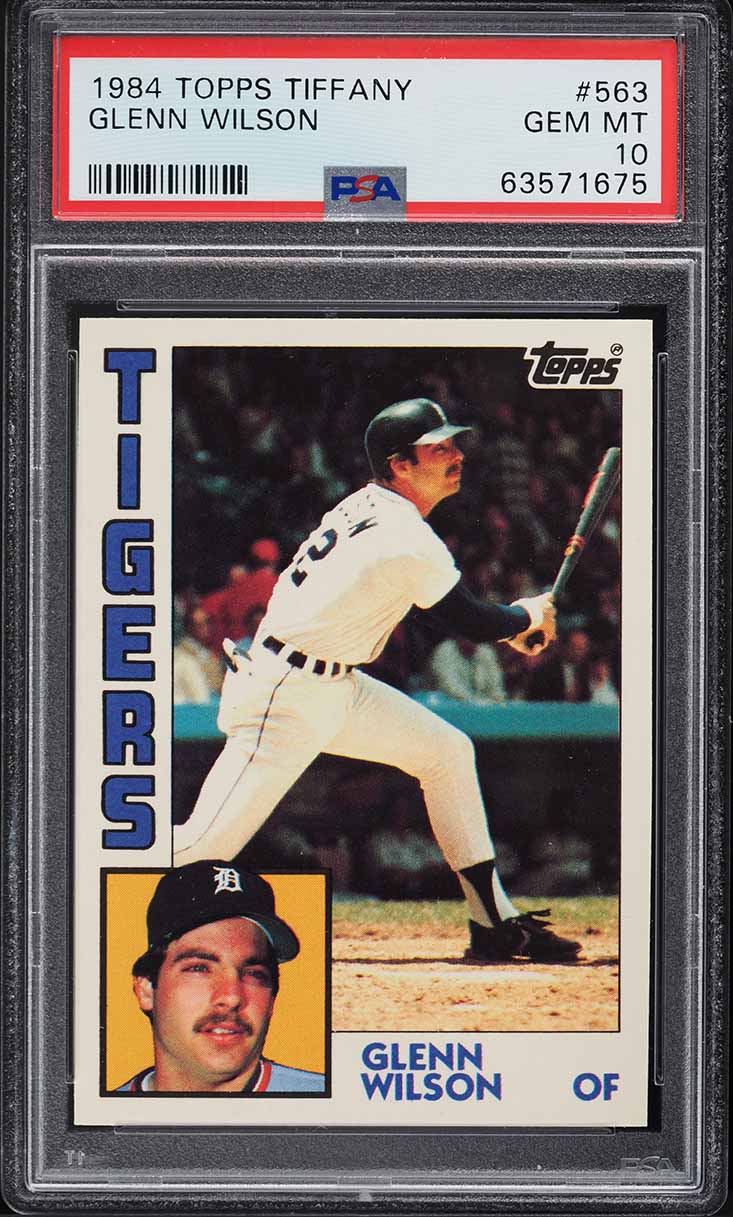 1984 Topps Tiffany Glenn Wilson #563 PSA 10 GEM MINT