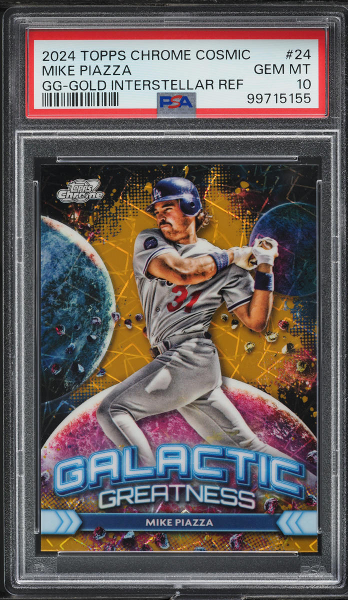 2024 Topps Chrome Cosmic Gold Refractor Sandy Alcantara /50 134 PSA 10 GEM MINT on Fanatics Collect