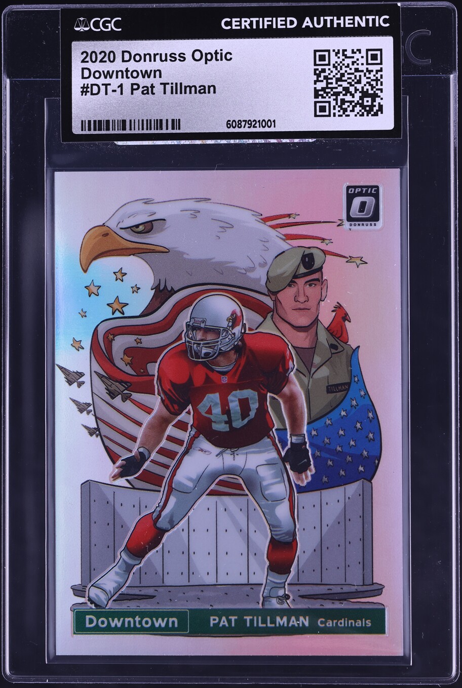 2020 Donruss Optic Downtown Pat Tillman #DT-1 CGC AUTH