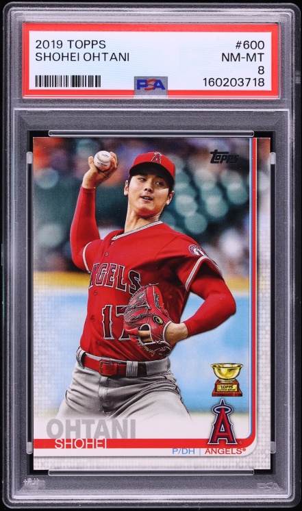 2019 Topps Shohei Ohtani #600 PSA 8 NM-MT