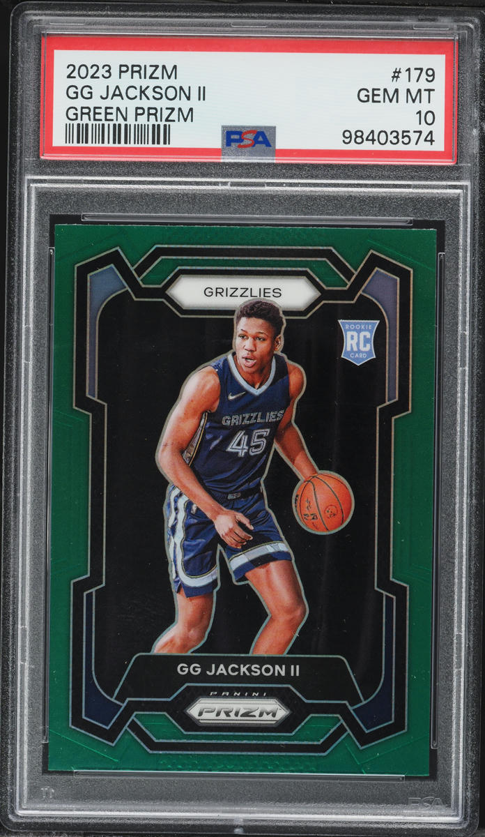 2023 Panini Prizm Green GG Jackson II ROOKIE #179 PSA 10 GEM MINT