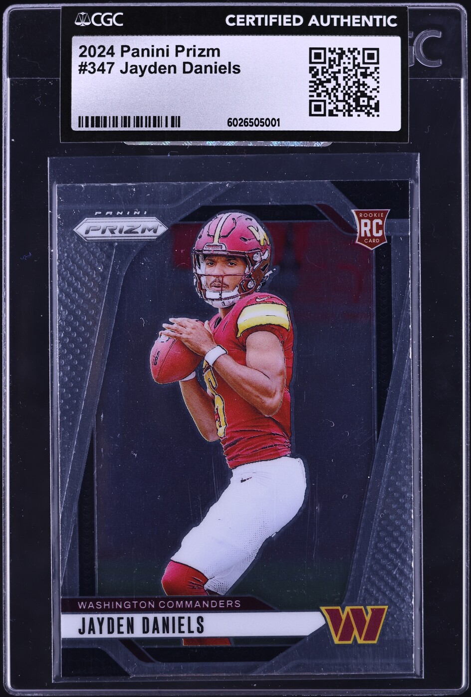 2024 Panini Prizm Jayden Daniels ROOKIE #347 CGC AUTH