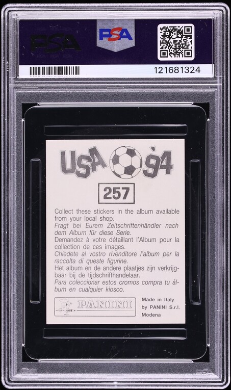 1994 Panini World Cup USA '94 Diego Maradona #257 PSA 5 EX