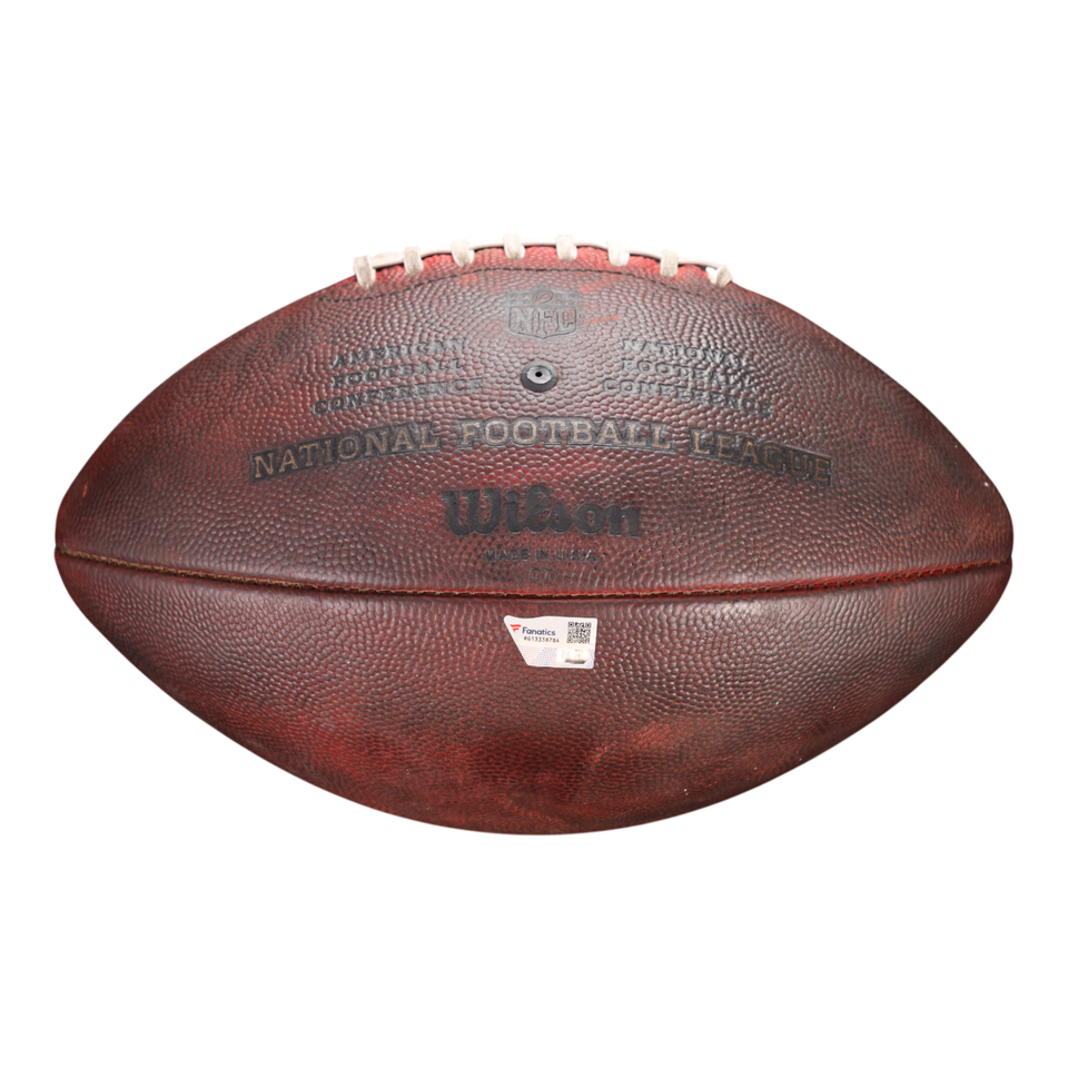 Jayden Daniels Game-Used Signed Debut Football w/ Inscriptions - Fanatics AUTH