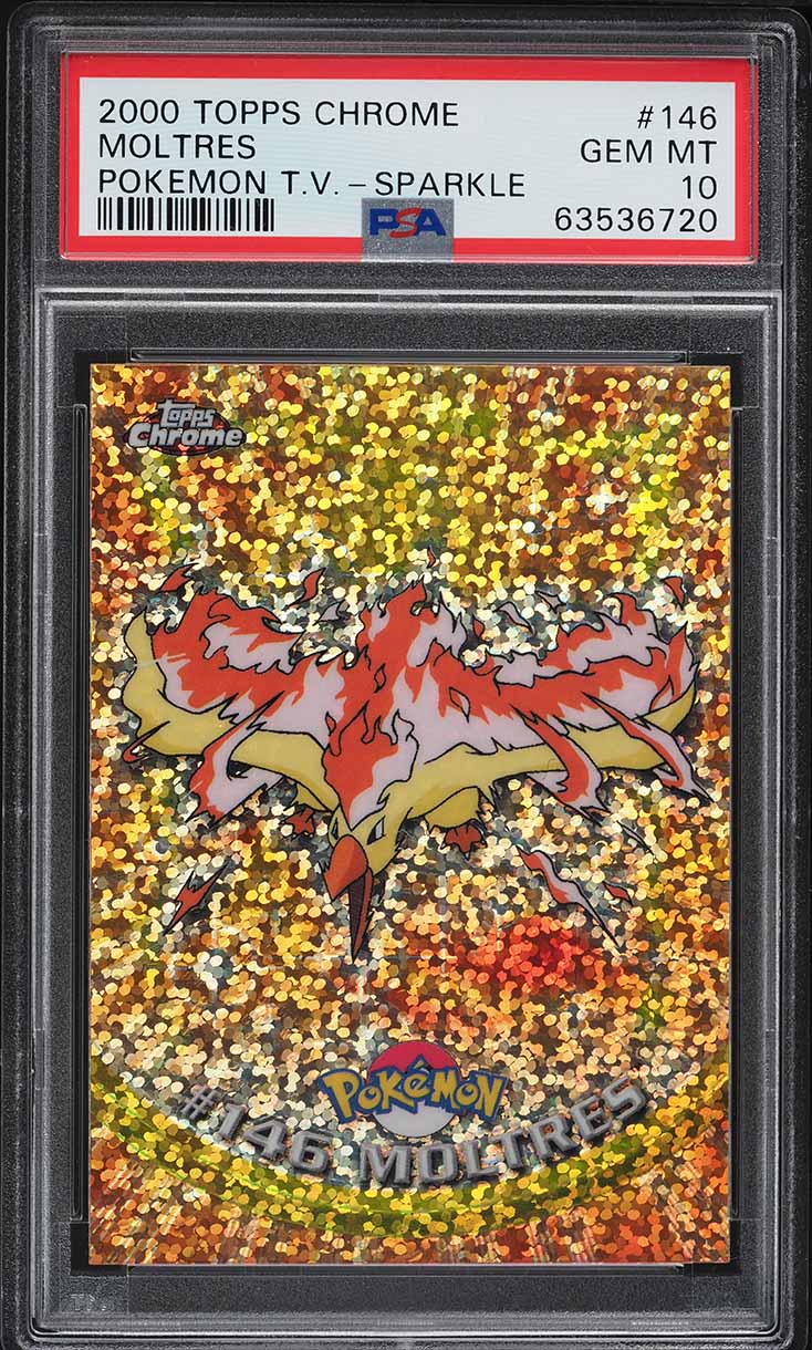 2000 Topps Chrome Pokemon Series 2 Sparkle Gengar #94 PSA 10 GEM