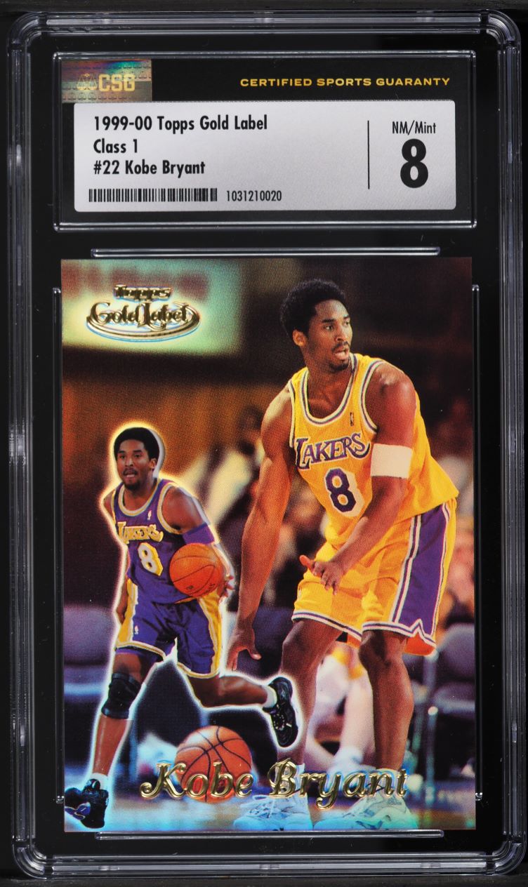 1999 Topps Gold Label Class 1 Kobe Bryant #22 CSG 8 NM-MT