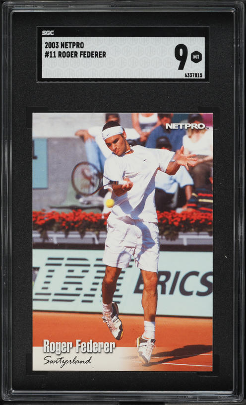 2003 Netpro Elite Event Edition Roger Federer ROOKIE #E3 PSA 10