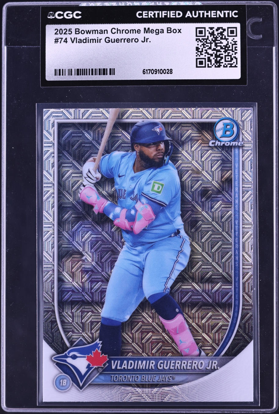 2025 Bowman Chrome Mega Box Vladimir Guerrero Jr. #74 CGC AUTH