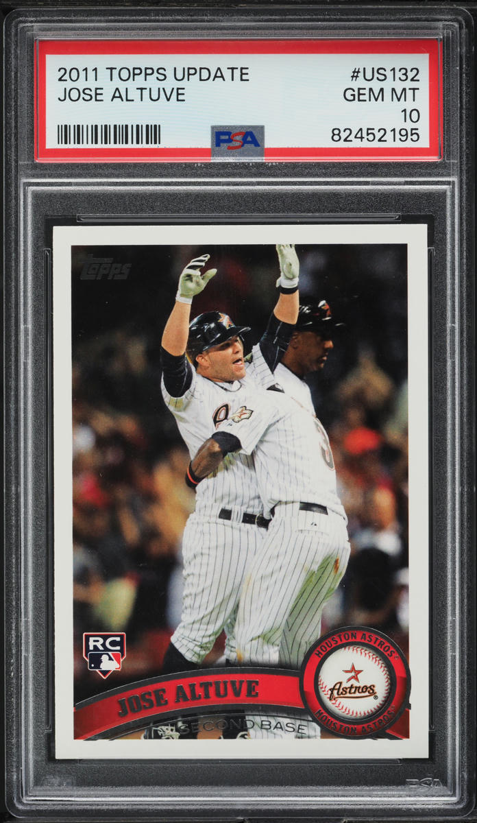 2011 Topps Update Jose Altuve ROOKIE #US132 PSA 10 GEM MINT