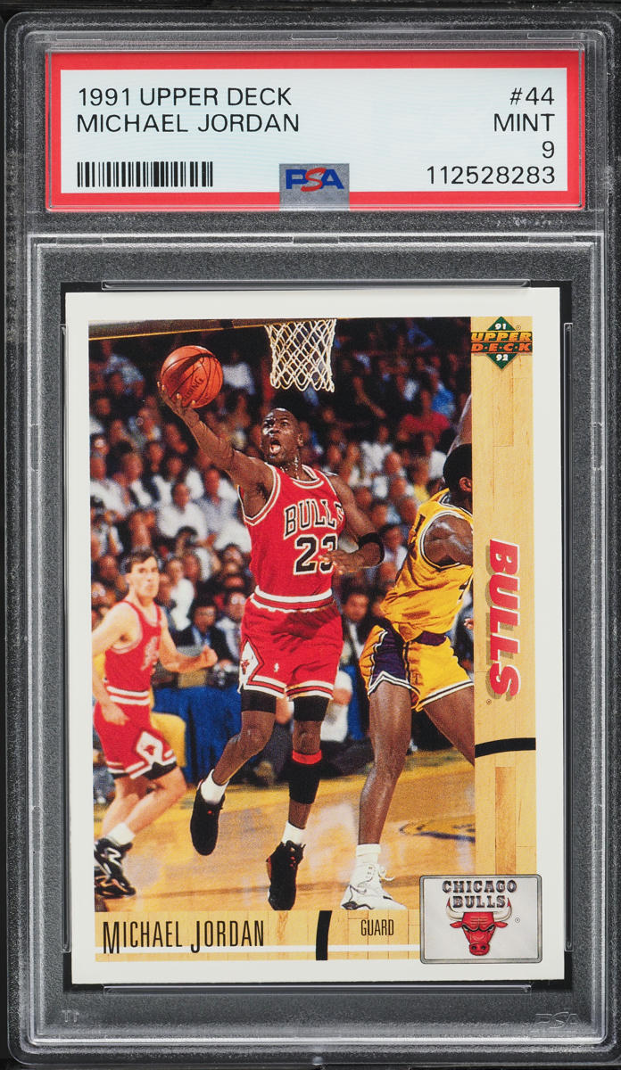 1991 Upper Deck Basketball Michael Jordan #44 PSA 9 MINT
