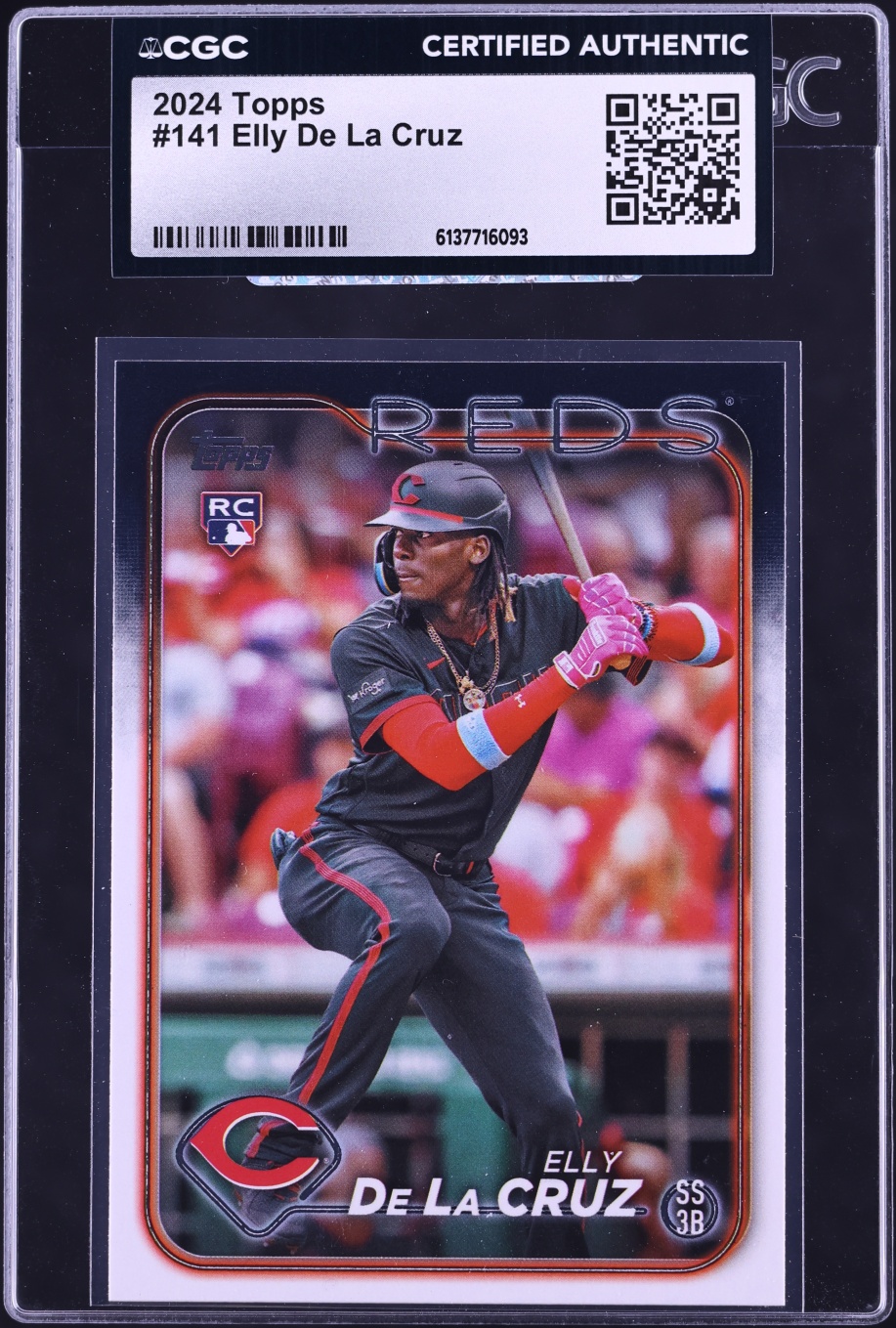 2024 Topps Elly De La Cruz ROOKIE #141 CGC AUTH