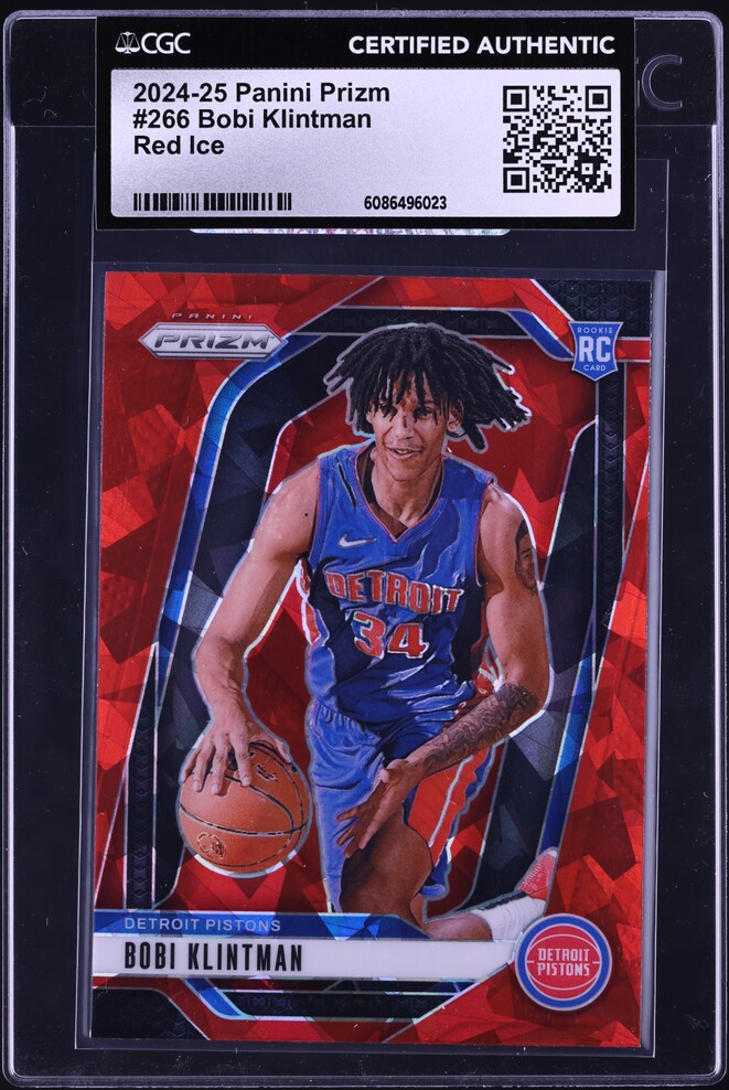 ジャコモ ラスパドーリ Panini Chronicles クラックドアイス 2024 Panini Prizm Red Ice Kyshawn George ROOKIE #257 CGC