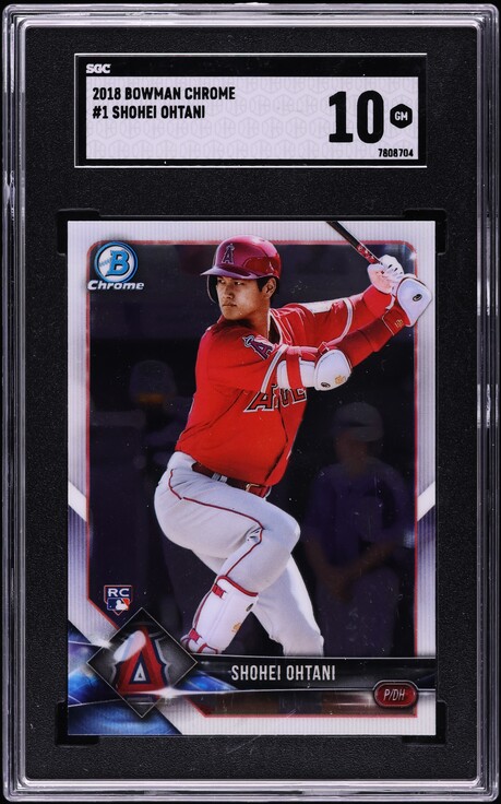 2019 Topps Heritage Black Border Shohei Ohtani #430 PSA 8 NM