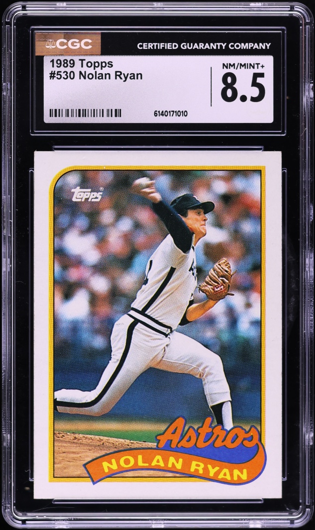 1989 Topps Nolan Ryan #530 CGC 8.5 NM-MT+
