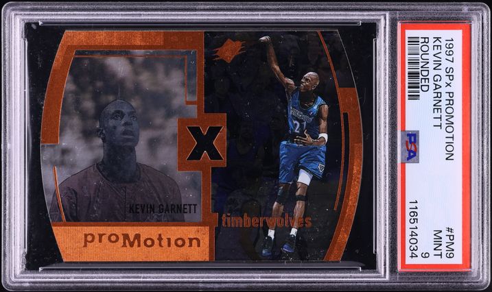 1997 Metal Universe Kevin Garnett #109 PSA 9 MINT on Fanatics Collect