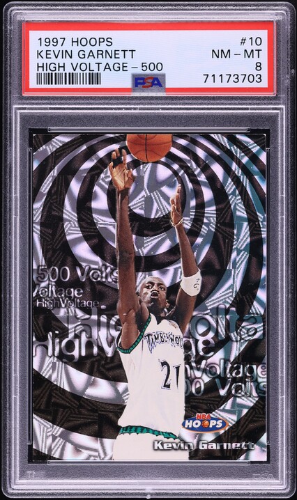 1997 Metal Universe Kevin Garnett #109 PSA 9 MINT on Fanatics Collect