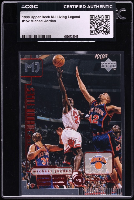 1998 Upper Deck MJ Living Legend Michael Jordan #152 CGC AUTH