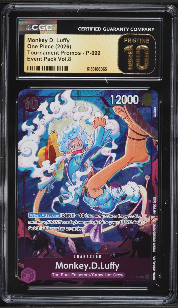 2026 One Piece Promo Event Pack Vol.8 Monkey D. Luffy #P-099 CGC 10 PRISTINE