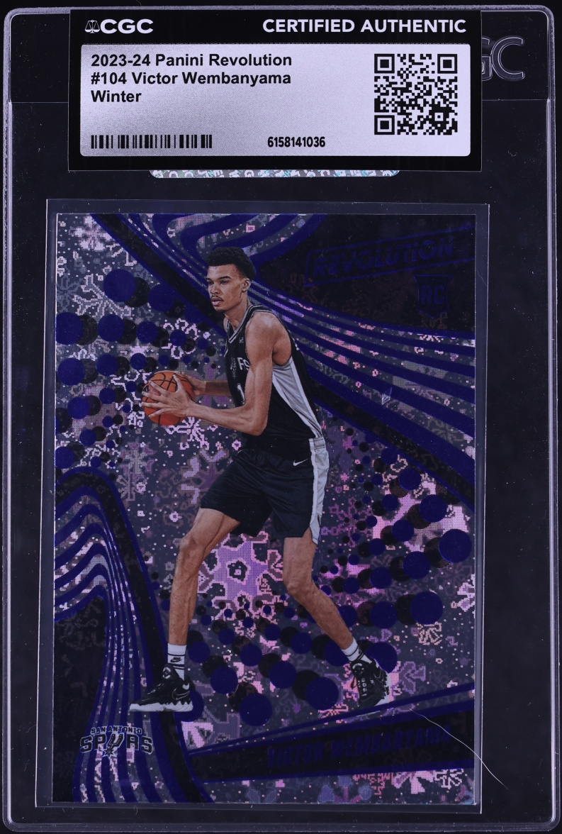 2023 Panini Revolution Winter Victor Wembanyama ROOKIE #104 CGC AUTH